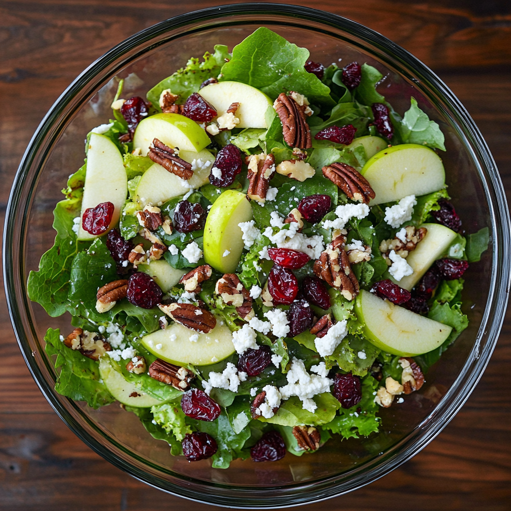 Apple Walnut Cranberry Salad