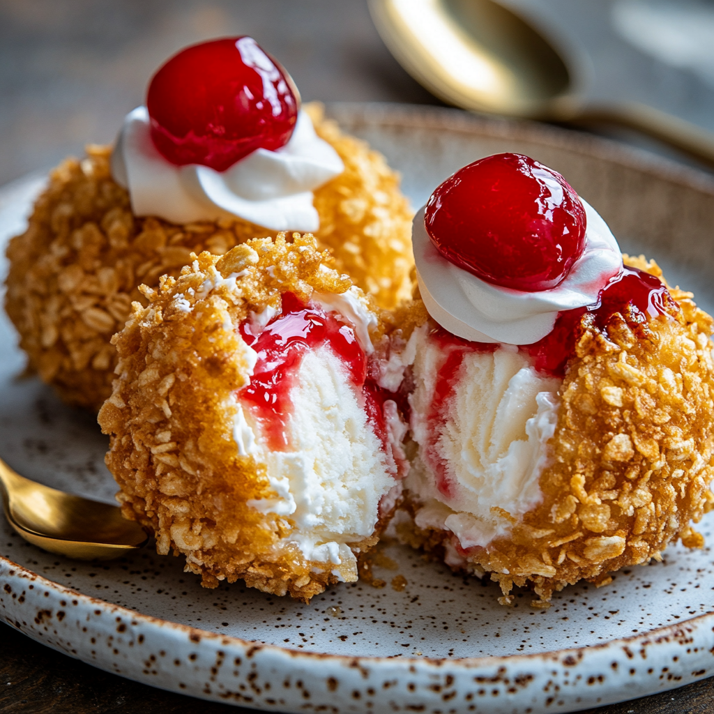 No-Fry Fried Ice Cream