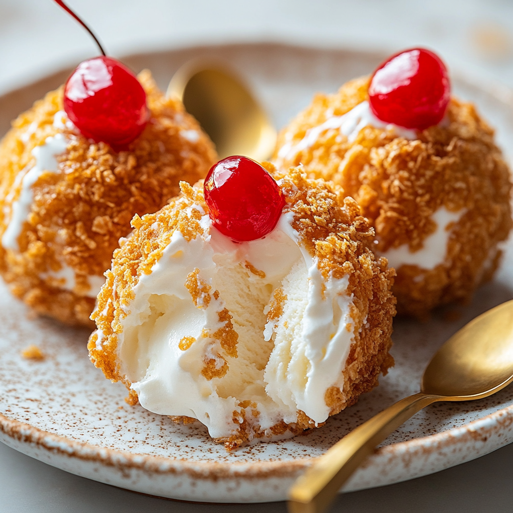 No-Fry Fried Ice Cream