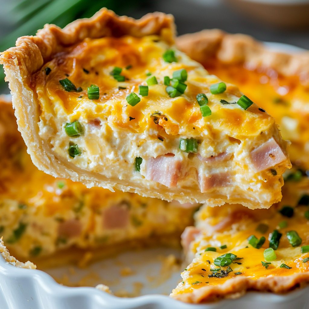Ham and Cheese Quiche