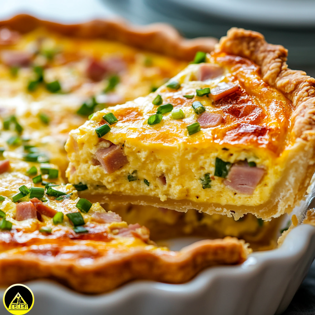 Ham and Cheese Quiche 6 Ham and Cheese Quiche
