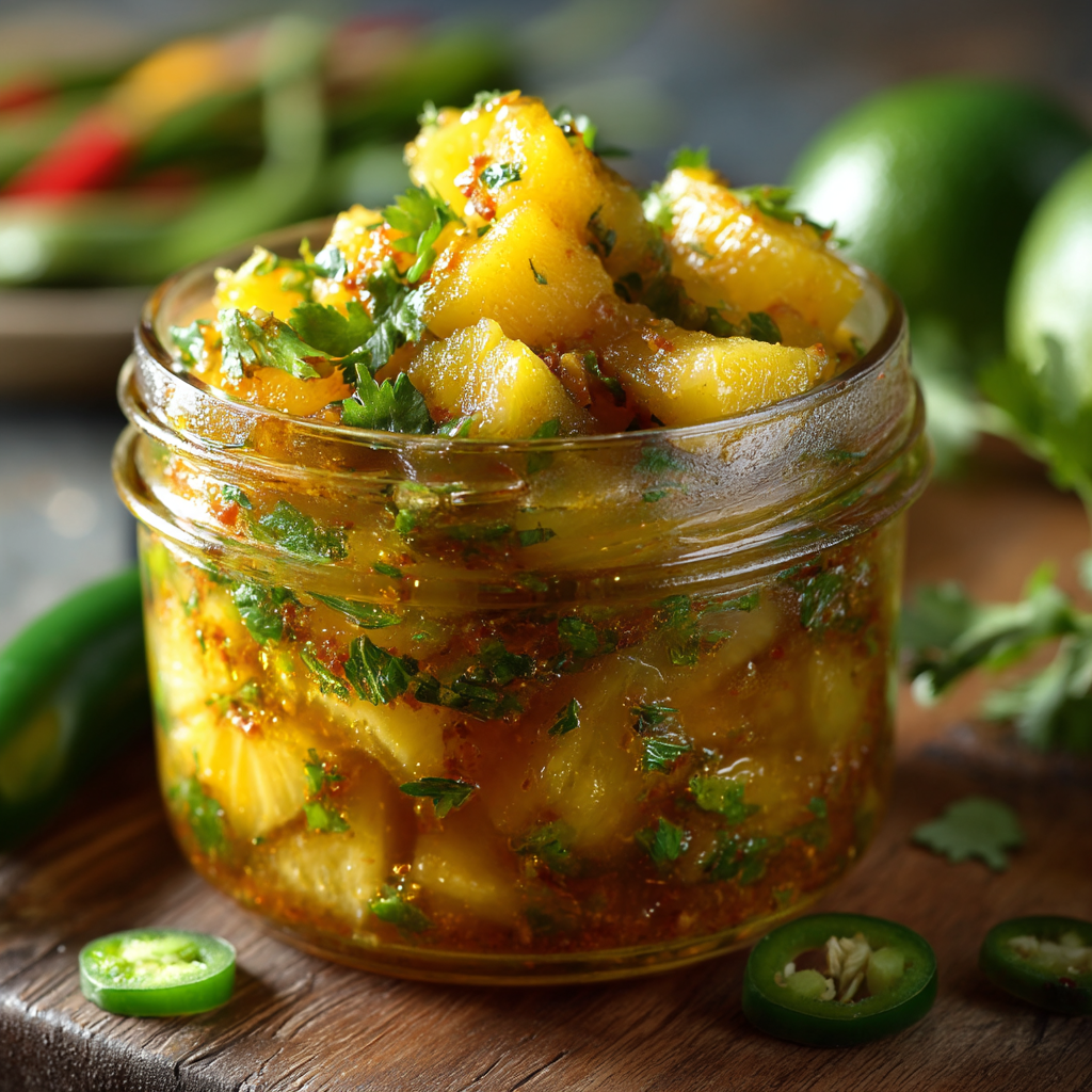 Spicy Pineapple Jalapeño Chutney