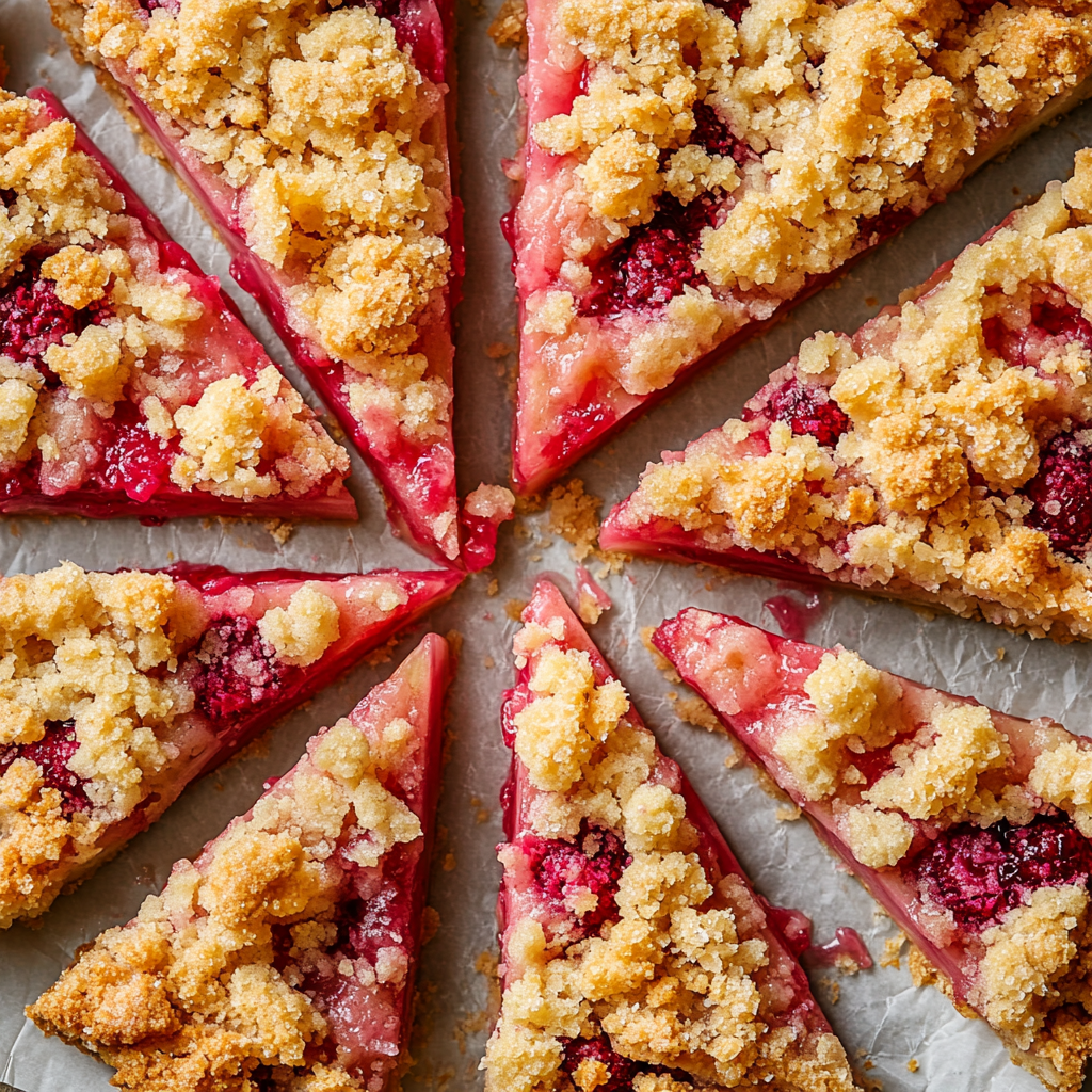Rhubarb Crumble Tart