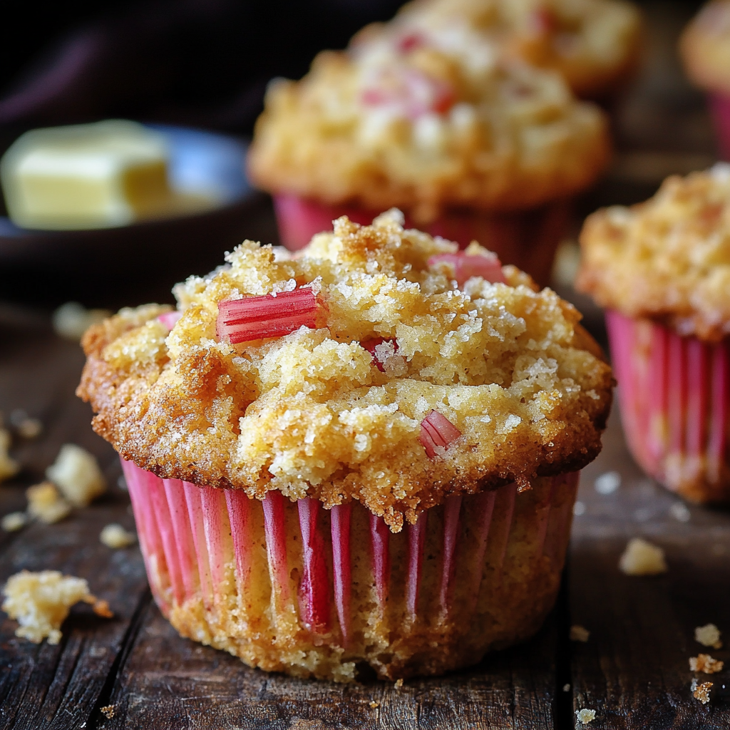 Rhubarb Muffins