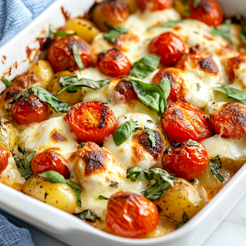 Caprese Chicken and Potatoes