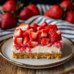 Strawberry Rhubarb Custard Dessert