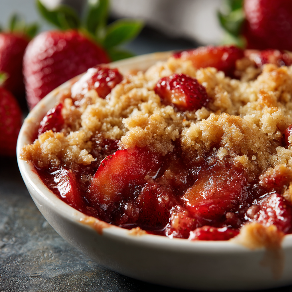 Strawberry Rhubarb Crisp