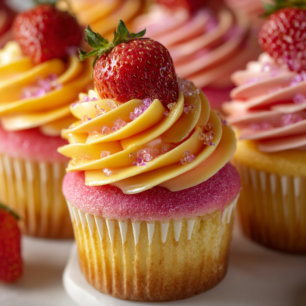 Strawberry Mango Margarita Cupcakes – Fruity and Festive!