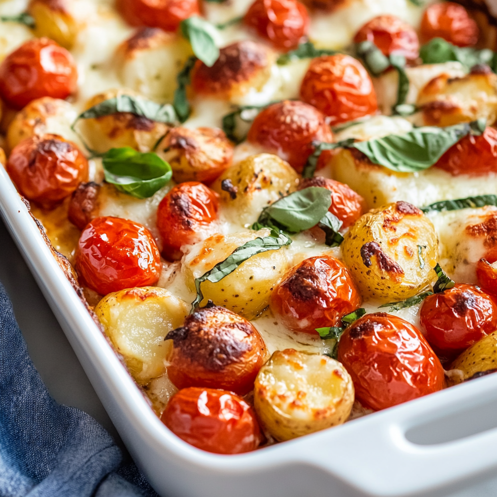 Caprese Chicken and Potatoes 6 Caprese Chicken and Potatoes
