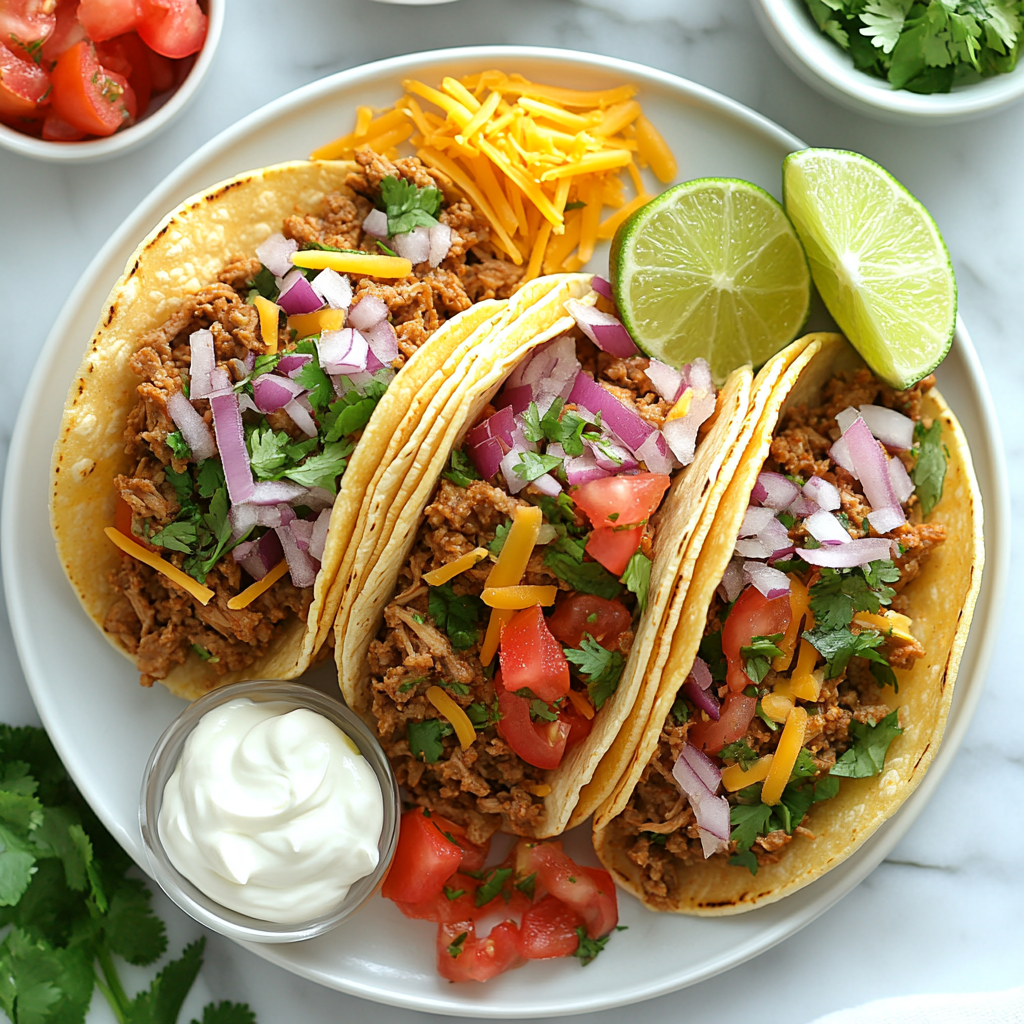 Mexican Ground Beef Tacos