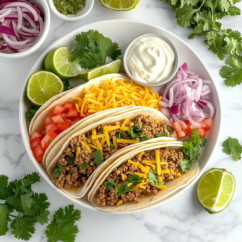 Mexican Ground Beef Tacos