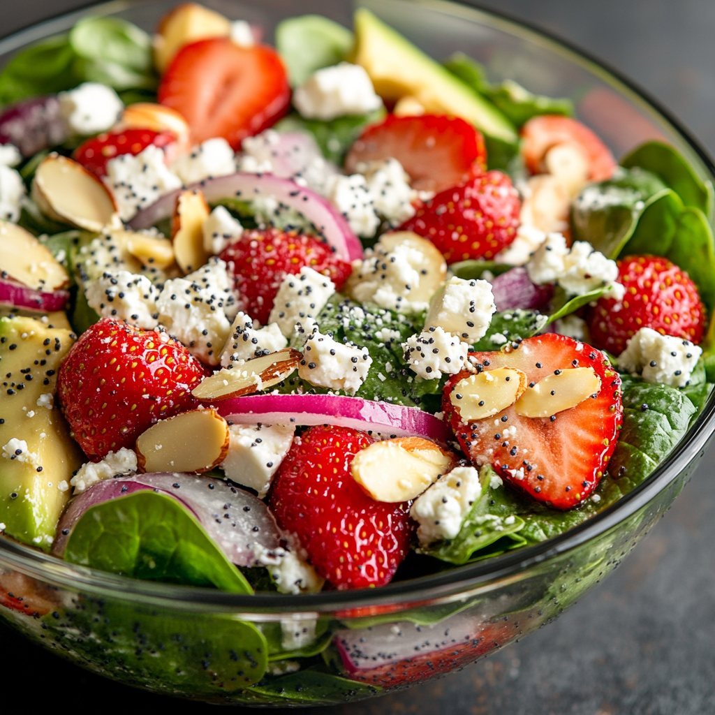 Strawberry Spinach Salad