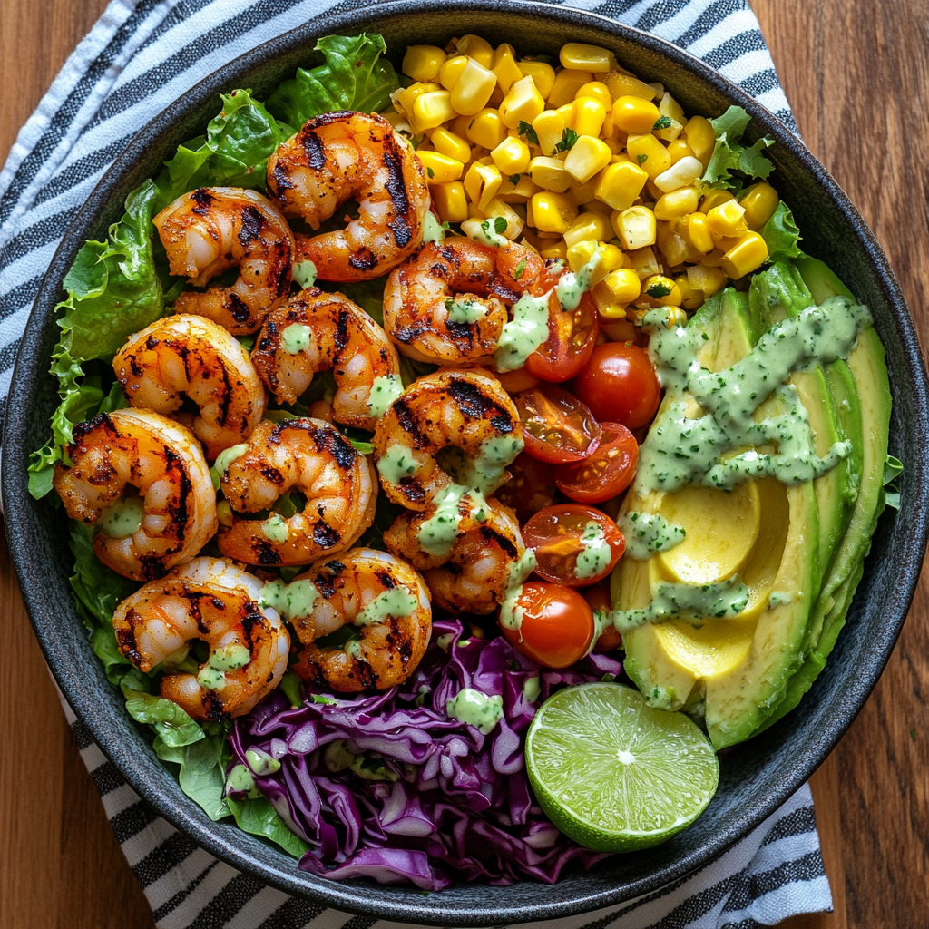 Shrimp Taco Salad