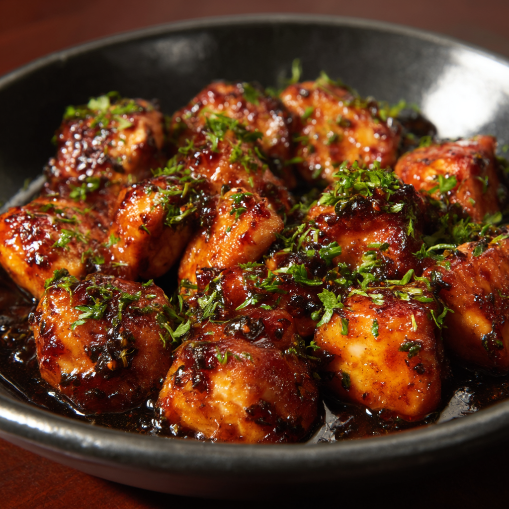 Crockpot Bourbon Chicken