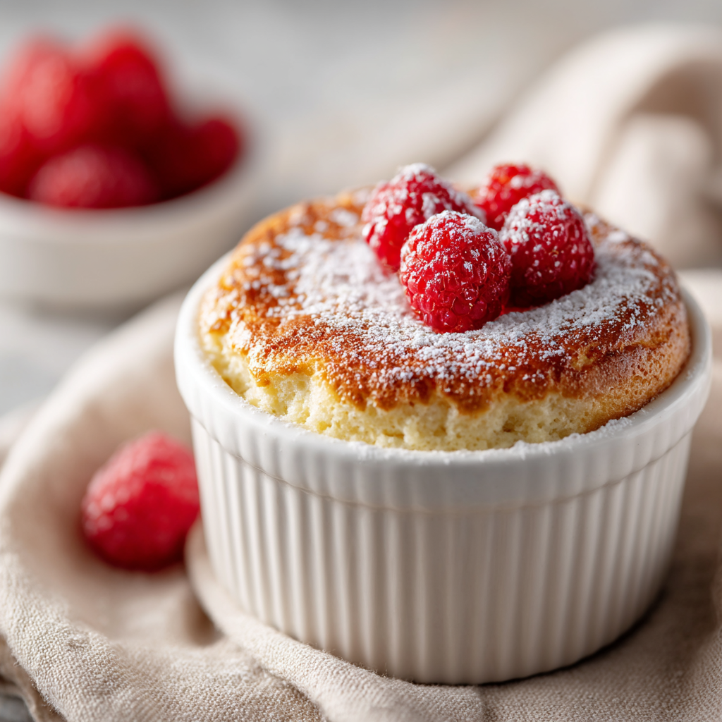 Fluffy Vanilla Soufflé Delight