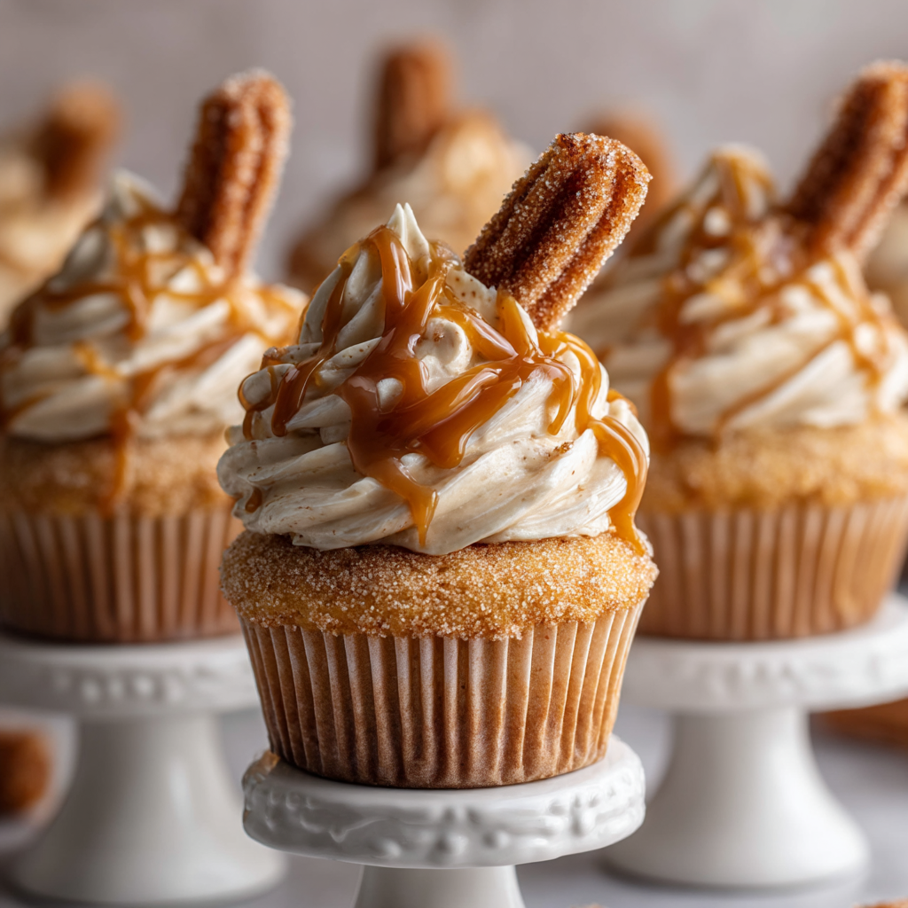 Churro Cupcakes