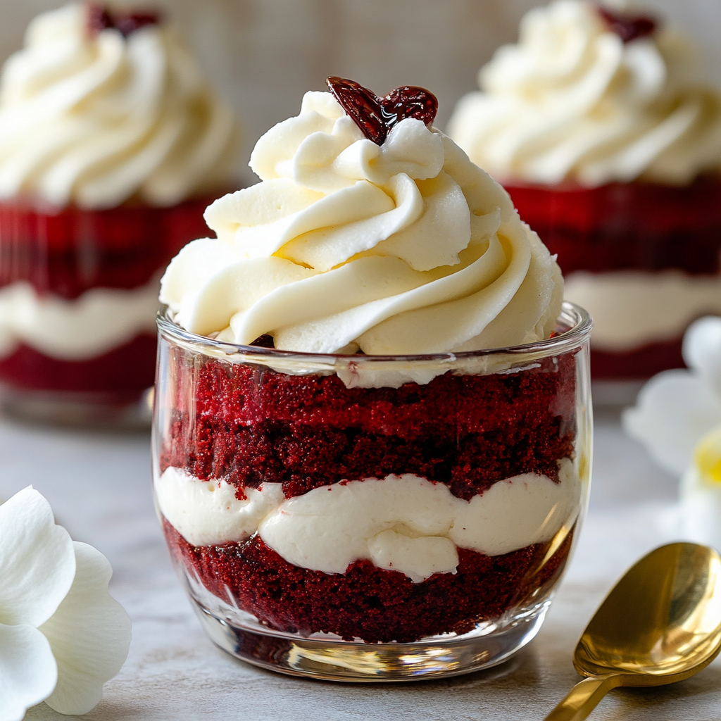 Red Velvet Cheesecake Trifle