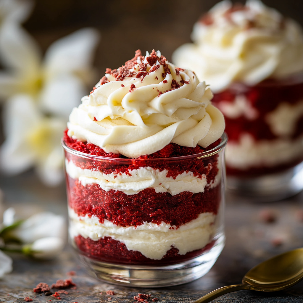 Red Velvet Cheesecake Trifle