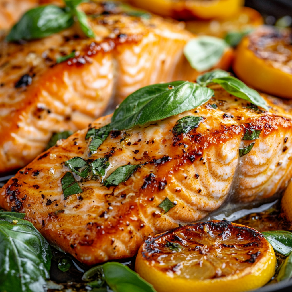 Harissa Baked Salmon