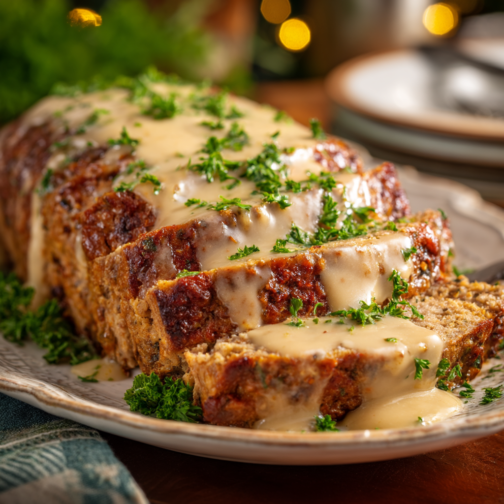 Chicken Cordon Bleu Meatloaf