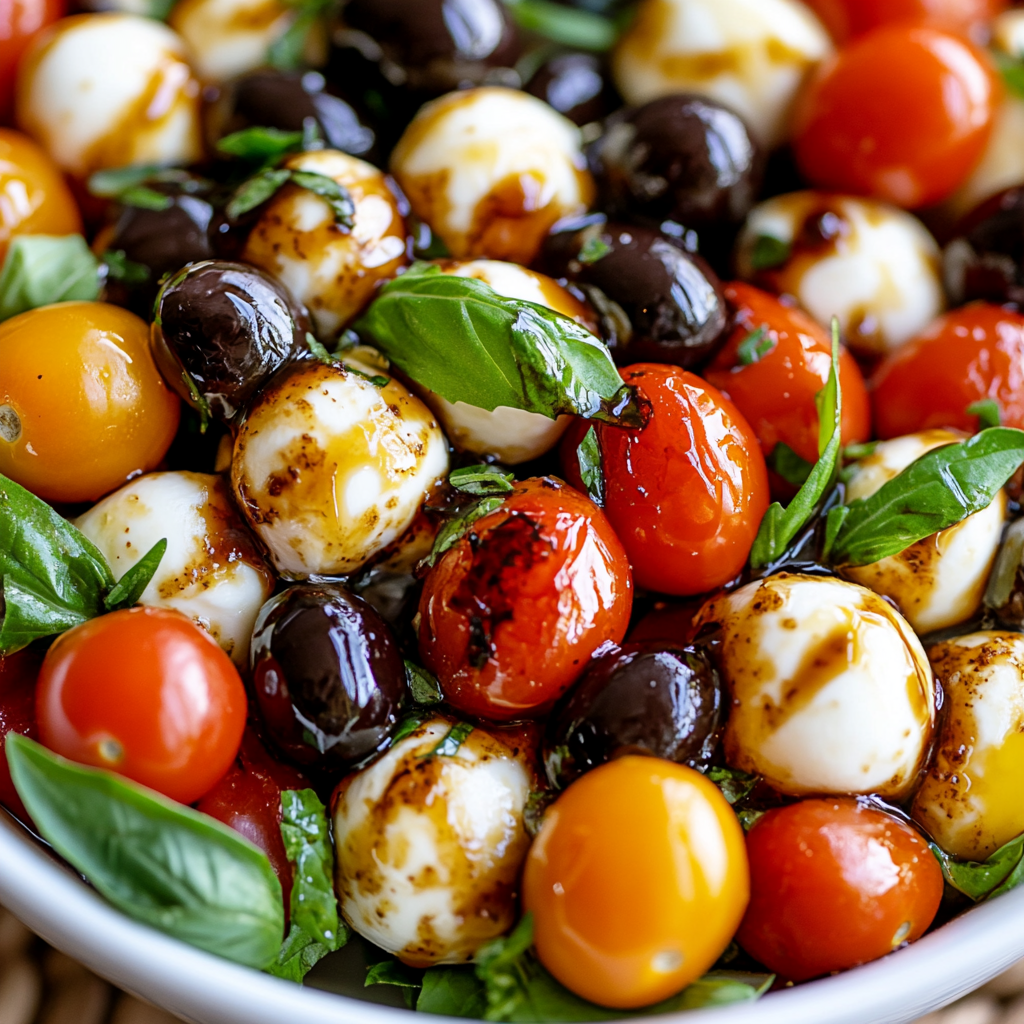 Red, White & Blue Caprese Salad