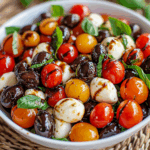 Red, White & Blue Caprese Salad