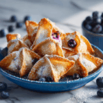Air Fryer Blueberry Cheesecake Wontons