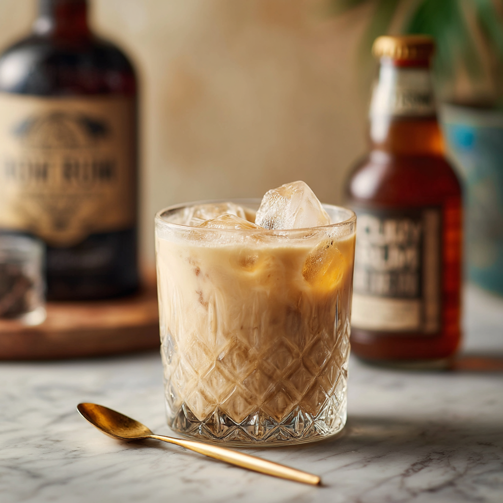 Creamy Root Beer Rum Cocktail