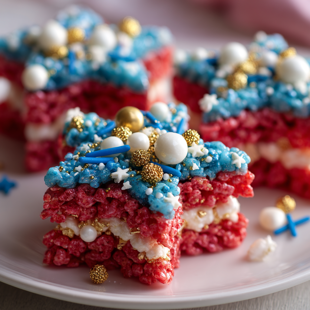 4th of July Rice Krispie Treats