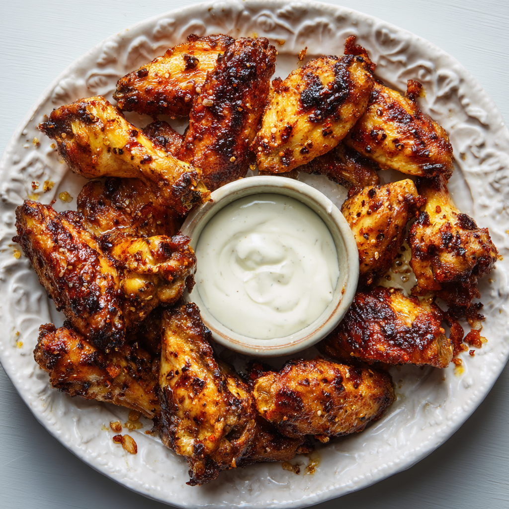 Marinated Spicy Chicken Wings