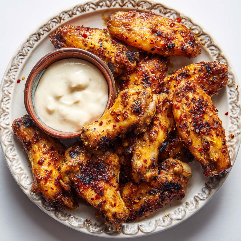 Marinated Spicy Chicken Wings