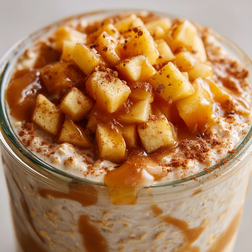 Apple Pie Overnight Oats Recipe