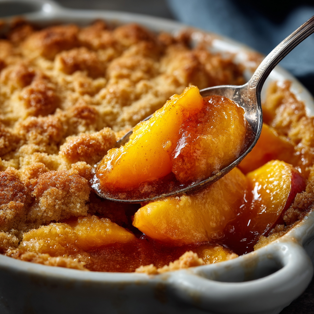 Easy Peach Cobbler