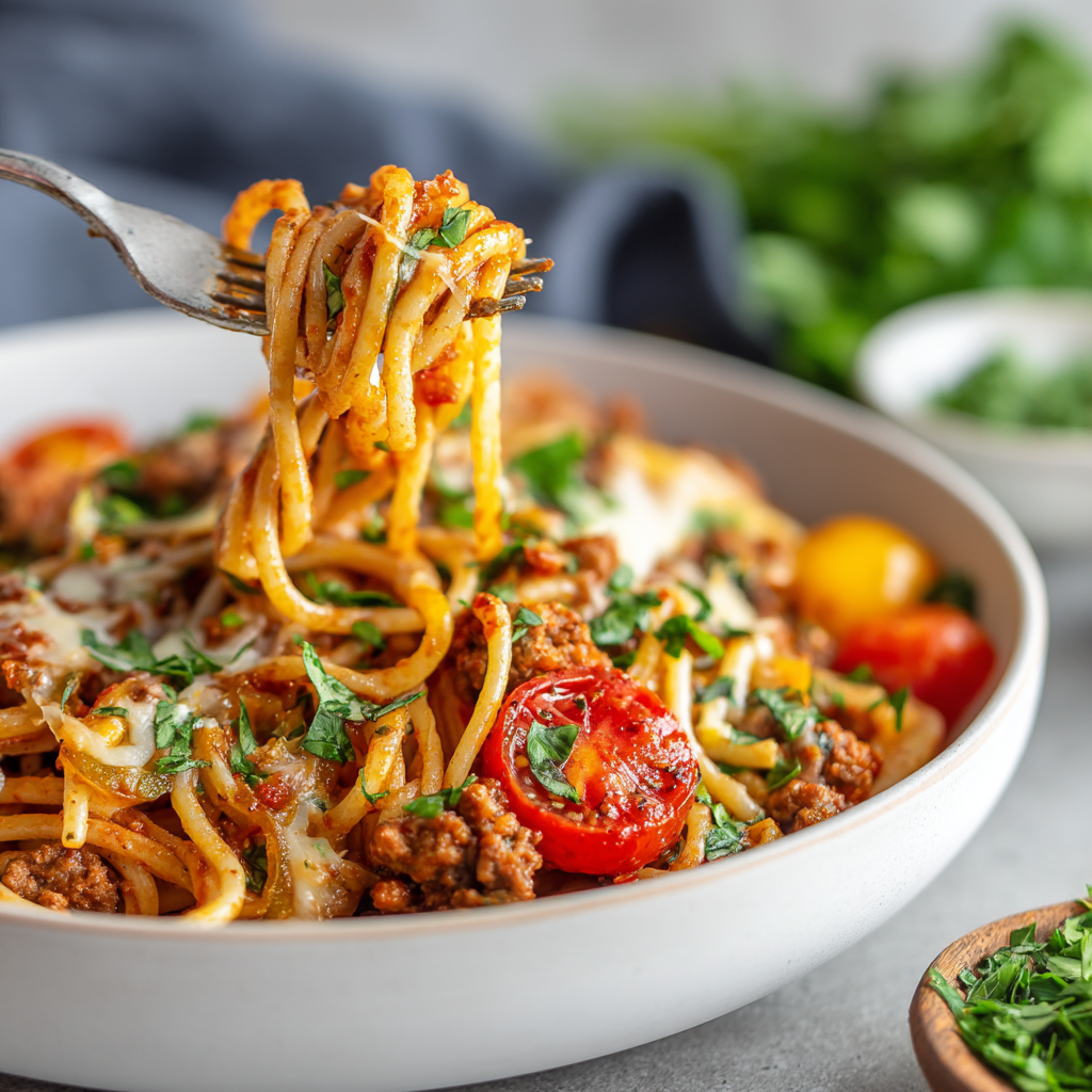 Crockpot Taco Spaghetti 8 Crockpot Taco Spaghetti