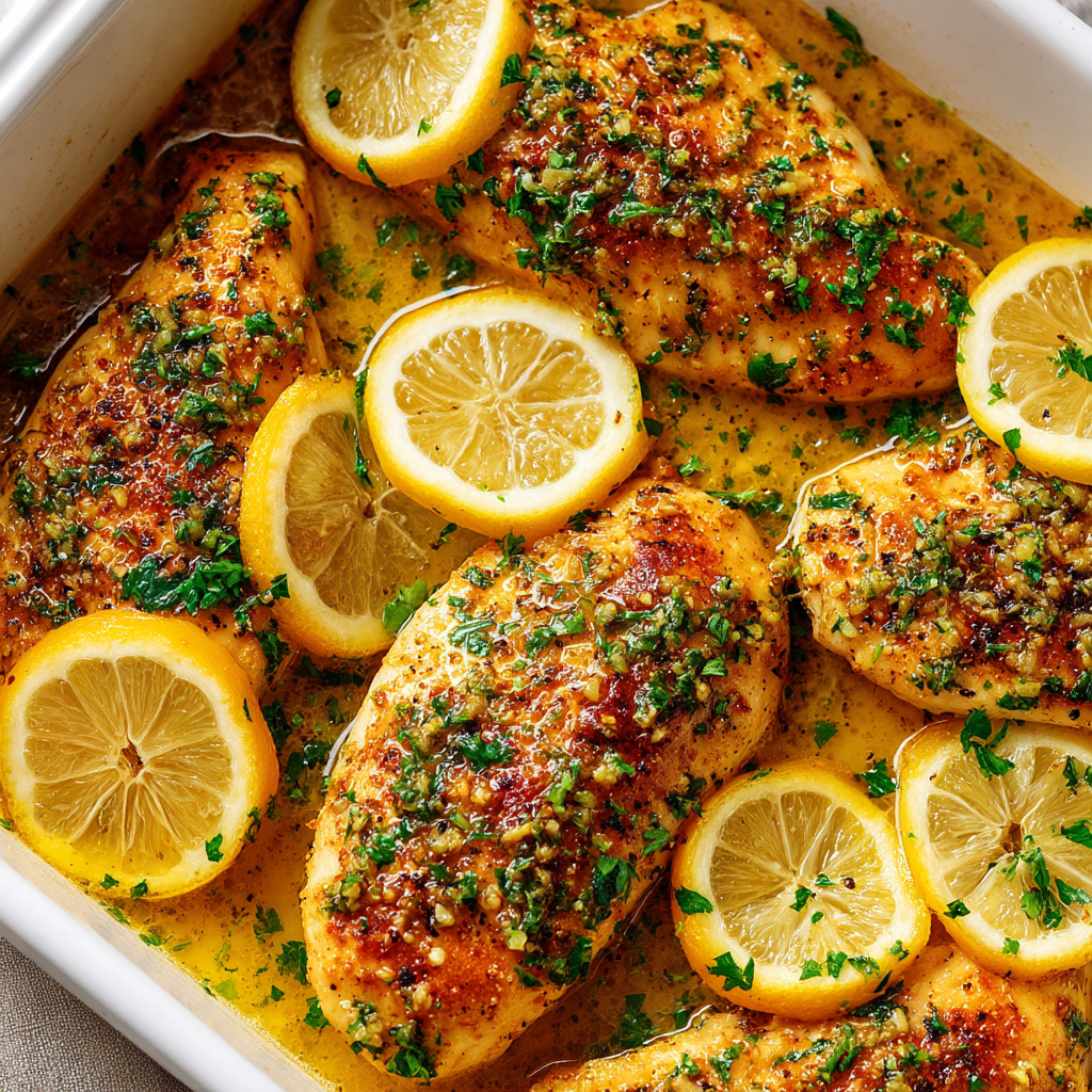 Garlic Butter Oven Baked Tilapia