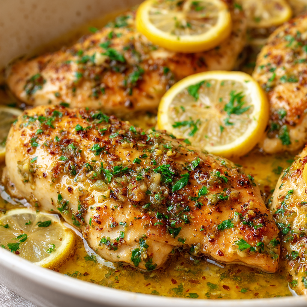 Garlic Butter Oven Baked Tilapia