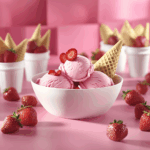 Vegan No-Churn Strawberry Ice Cream