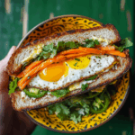 Short Rib Pho French Dip Banh Mi with Thai Basil Chimichurri
