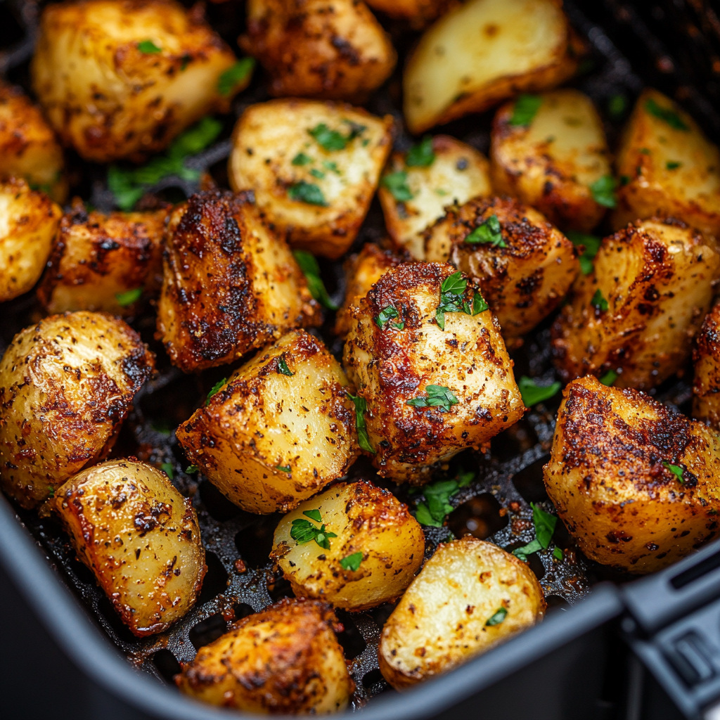 Air Fryer Chicken and Potatoes 6 Air Fryer Chicken and Potatoes