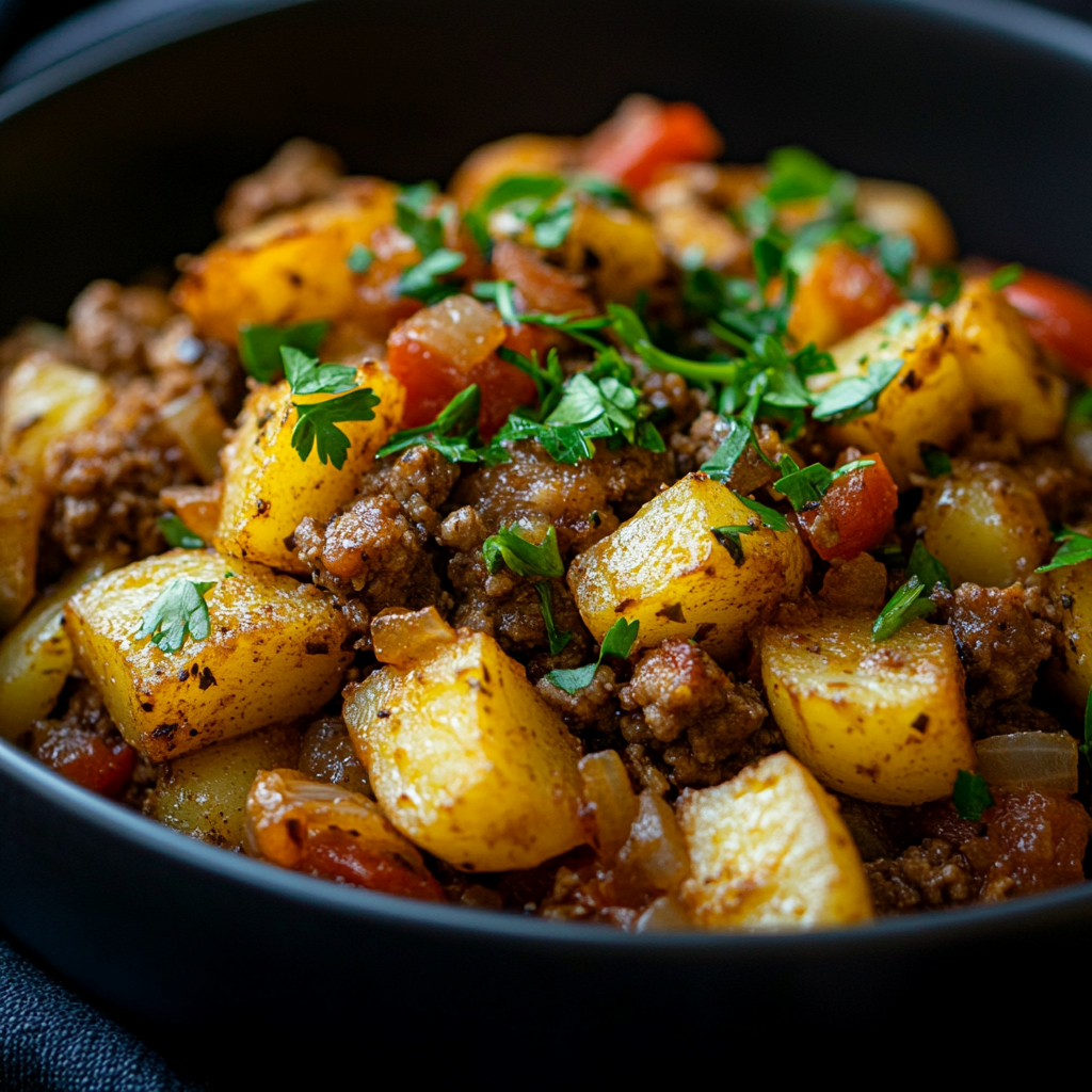 Ground Turkey with Potatoes
