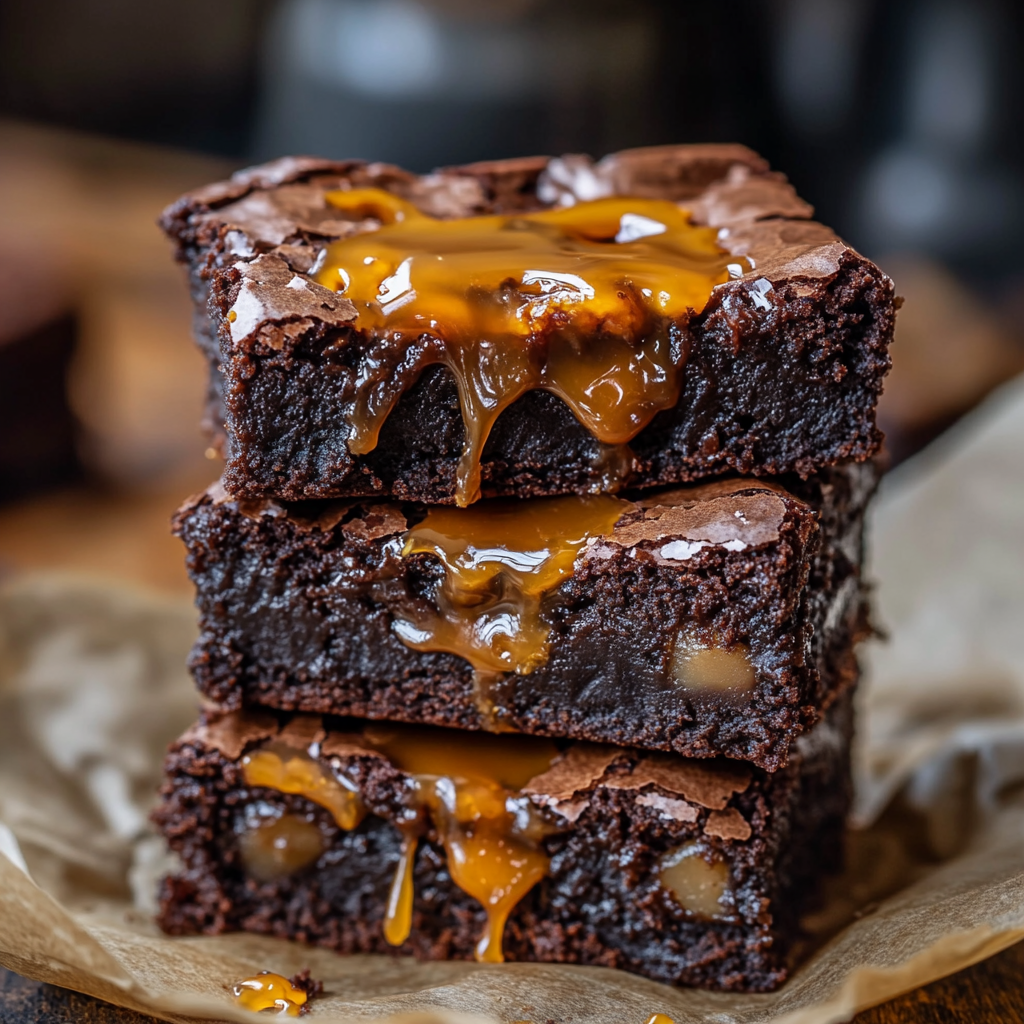 Caramel Peanut Butter Brownies