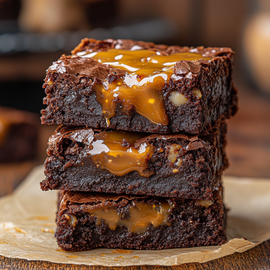 Caramel Peanut Butter Brownies