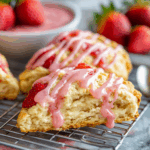 Fresh Strawberry Scones