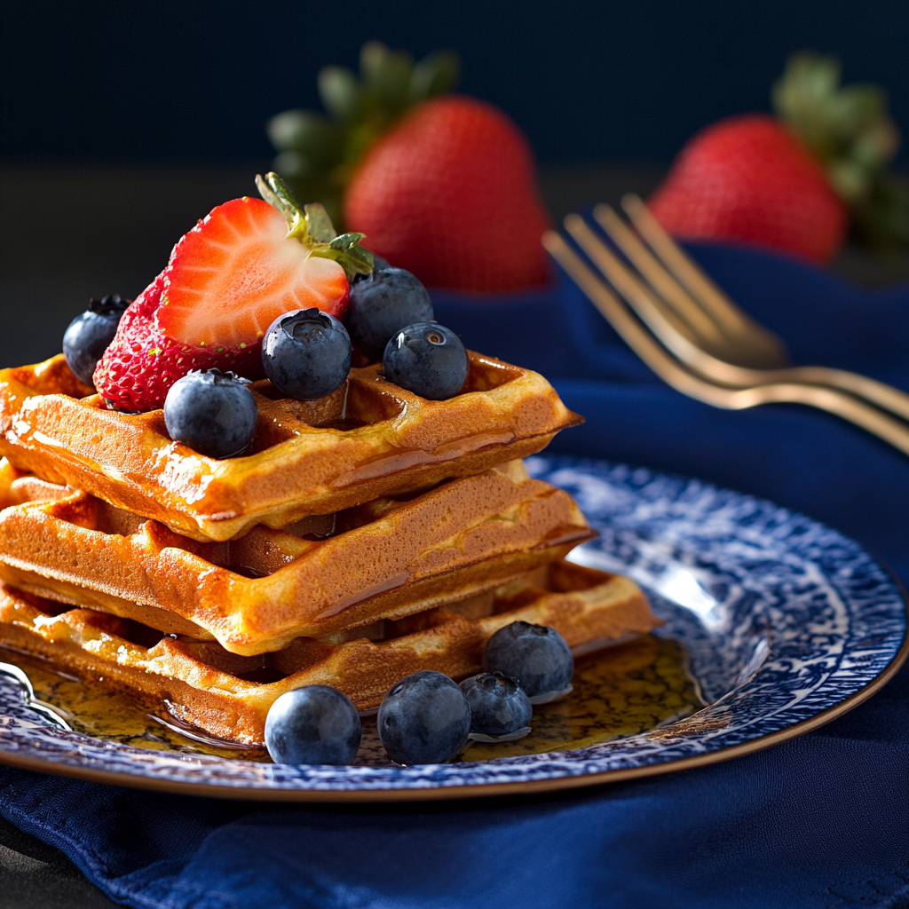 Buttermilk Waffles 6 Buttermilk Waffles