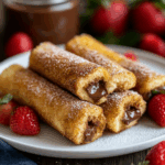 Nutella French Toast Roll-Ups