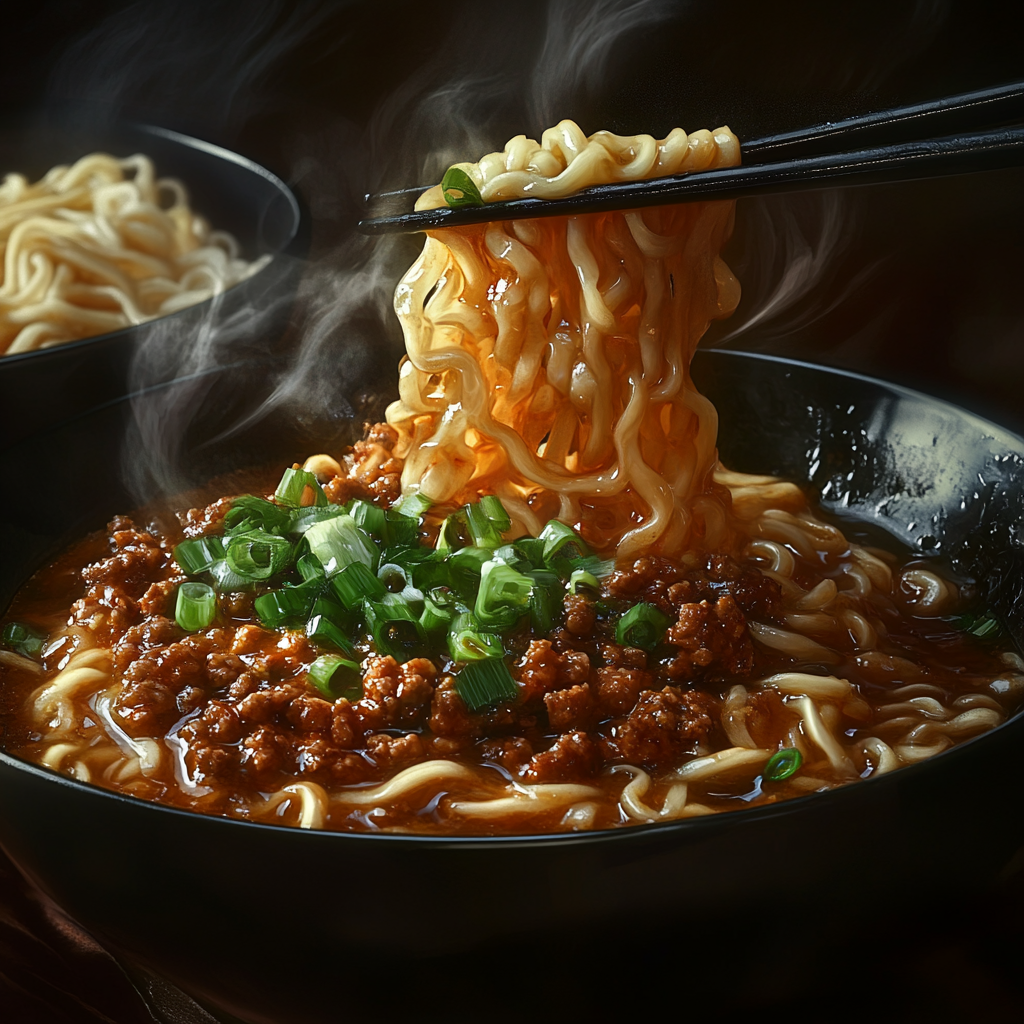 Asian Ground Beef Noodles
