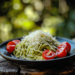 Spinach White Bean Pesto Pasta