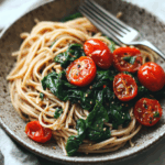 Easy Kale Tomato Pasta