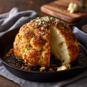 Whole Roasted Cauliflower Recipe