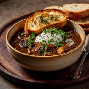 Hungarian Mushroom Soup Recipe